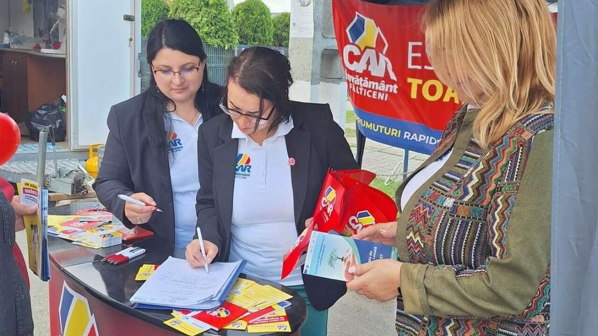 Acțiune de animare efectuată în comuna Boroaia
