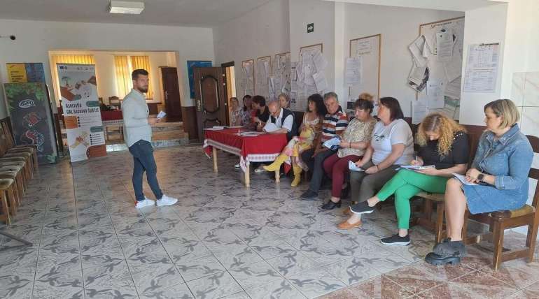 Acțiune de animare efectuată în comuna Dolhești