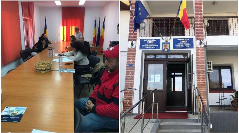 Activitate de animare derulată în comuna Forăști